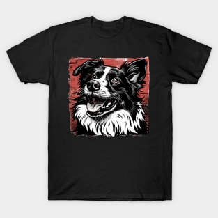 Retro Art Sheltie Dog Lover T-Shirt